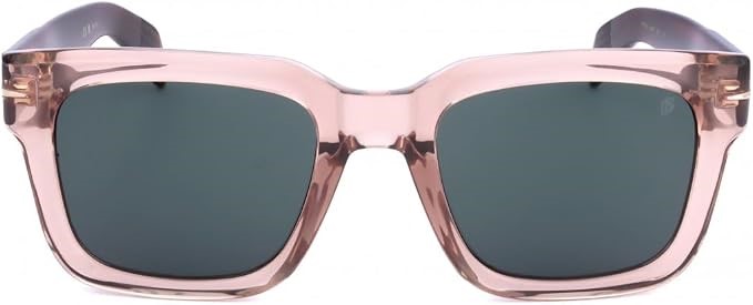 David Beckham Unisex DB 7100/S Sunglasses, Pink Striped Brown, 52 mm