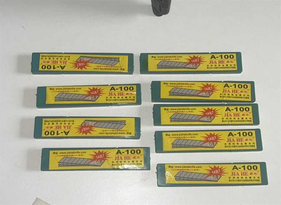 9x JIA HE A-100 Cases of Blades