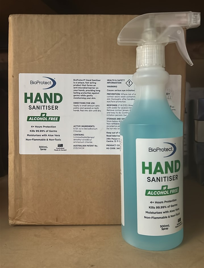 6x BioProtect Hand Sanitiser Sprays