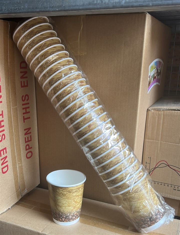 250x 12oz Coffee Cups