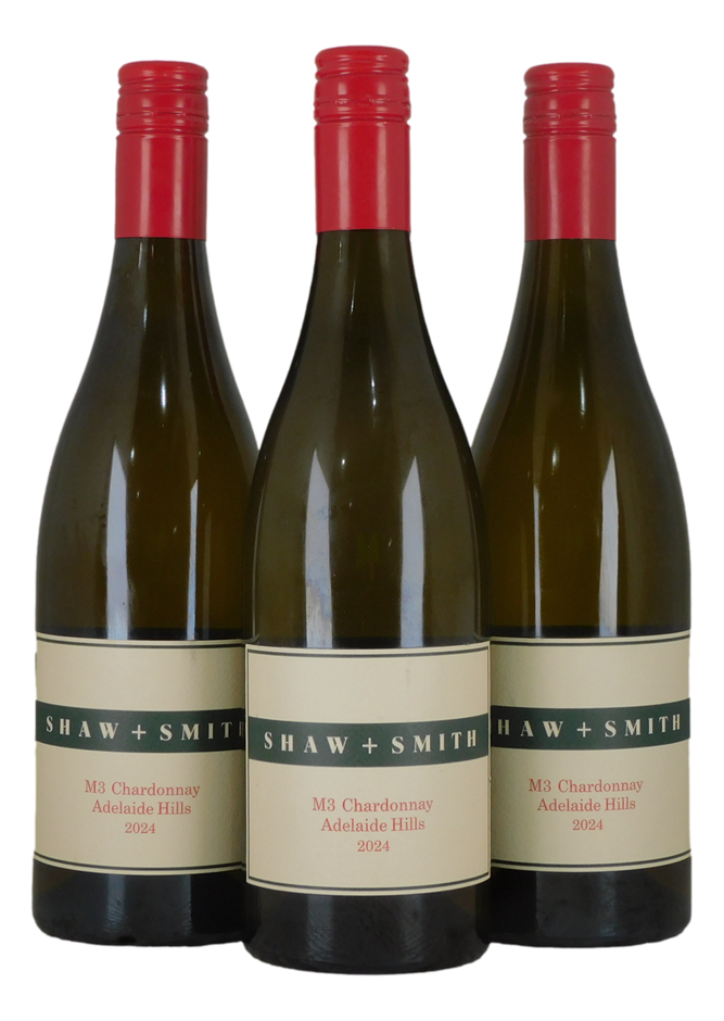 Shaw & Smith M3 Chardonnay 2024 (3x 750mL), Adelaide Hills.