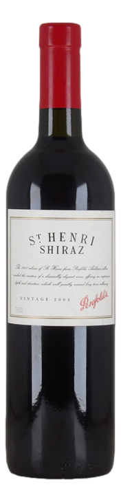Penfolds St Henri Shiraz 2003 (1x 750mL), Multi-regional, SA.