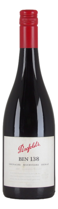 Penfolds Bin 138 2007 (1x 750mL), SA.