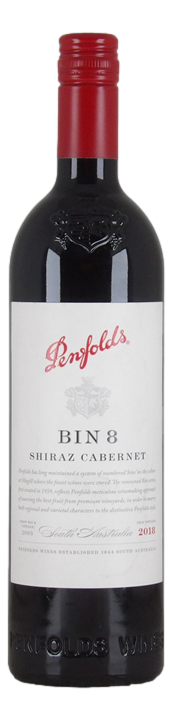 Penfolds Bin 8 2018 (1x 750mL), SA.