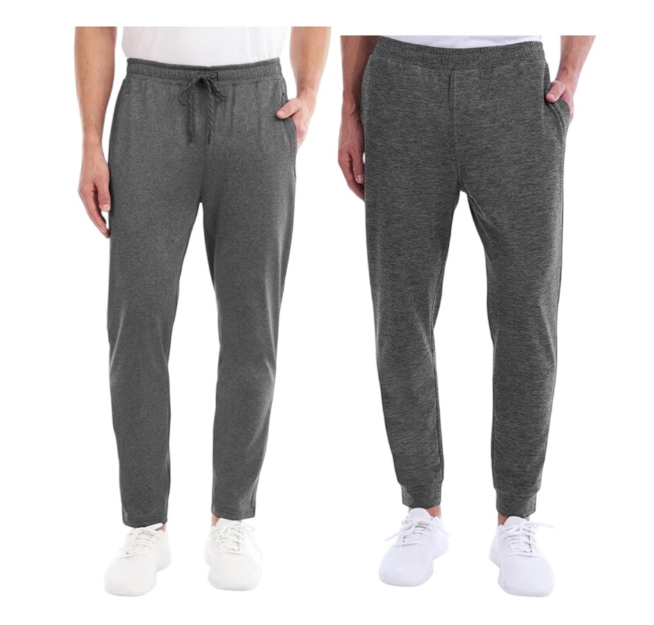 2 x KSIGNATURE Men's Pants, Size XL, Grey, 7771465 & 7771559. NB: 1x pant h
