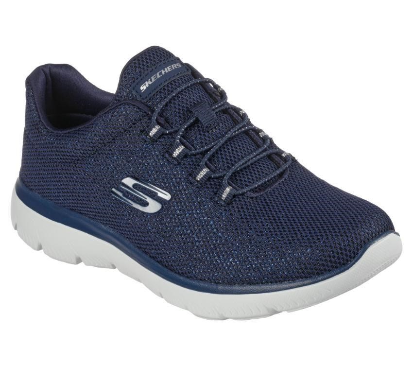 SKECHERS Men's Summits Shoes, Size US8.5 / UK7.5, Navy (NVY), 52811. NB: ha