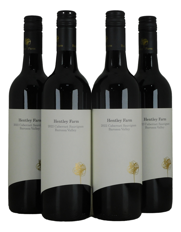 Hentley Farm Barossa Cabernet Sauvignon 2022 (4x 750mL)