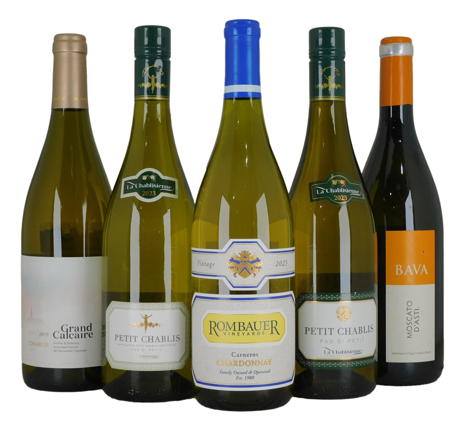 Mixed Imported White Wine Pack (5x 750mL)