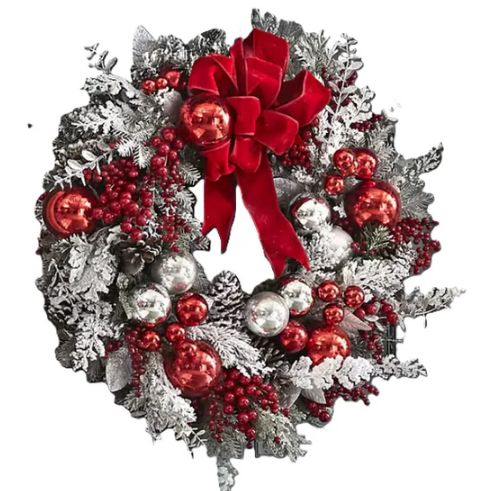 Christmas Wreath Rattan Set for Doors