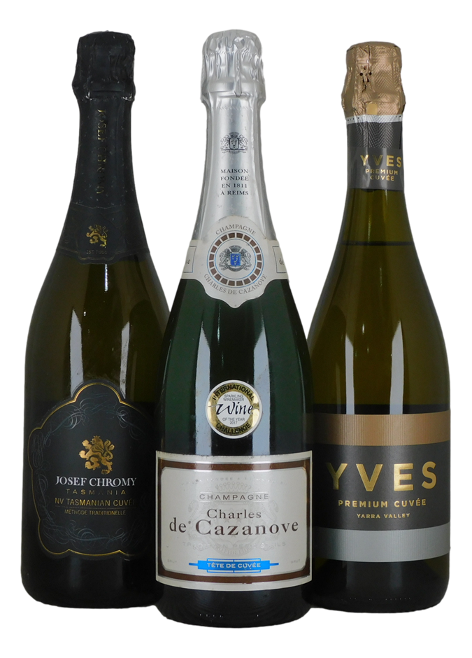 Mixed Sparkling Cuvee Pack (3x 750mL)
