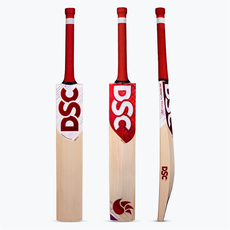 DSC Junior Flip Series 100 English Willow Cricket Bat, Size Junior Harrow,