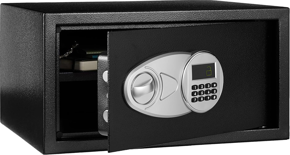 AMAZON BASICS Steel Security Safe With Programmable Electronic Keypad - Sec