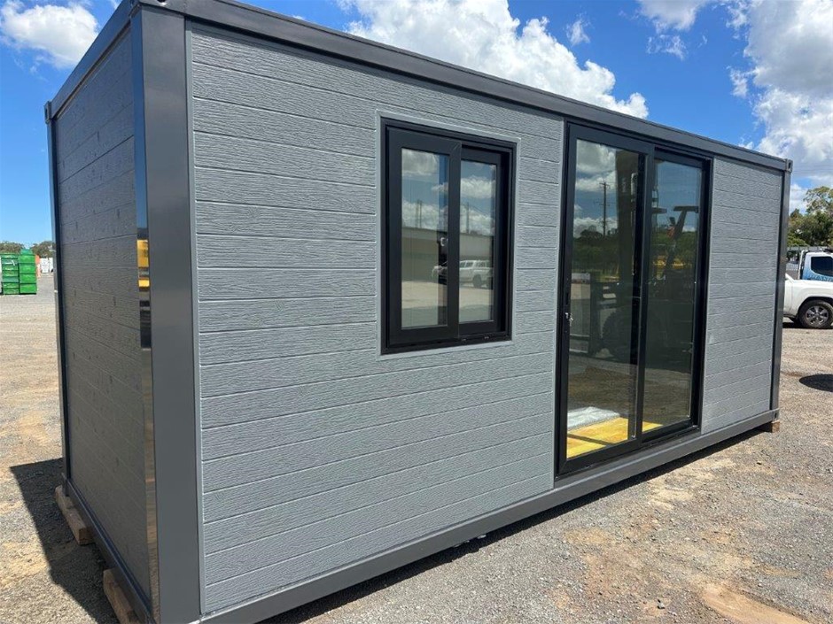 20ft Open Plan Office / Accommodation (Grey) (Unused)