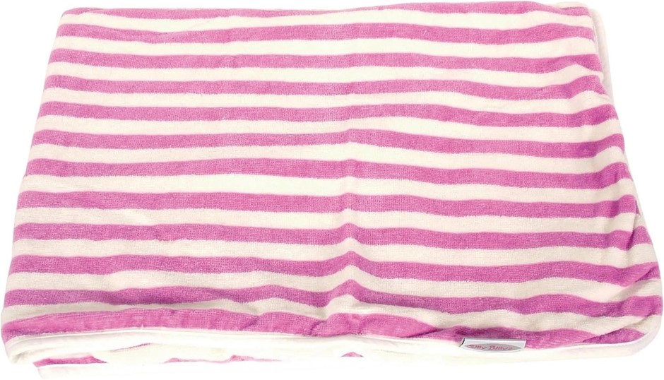 SILLY BILLYZ Organic Snooze Blanket Made From Organic Cotton. Colour: Plum/