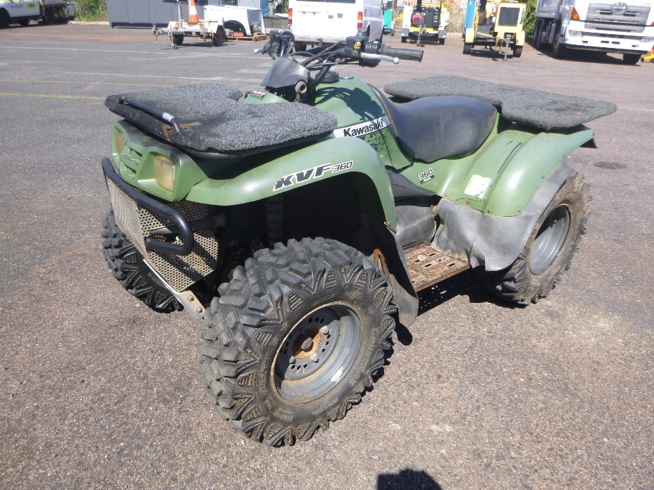 2013 Kawasaki KVF360A 4x4 ATV Quad Bike