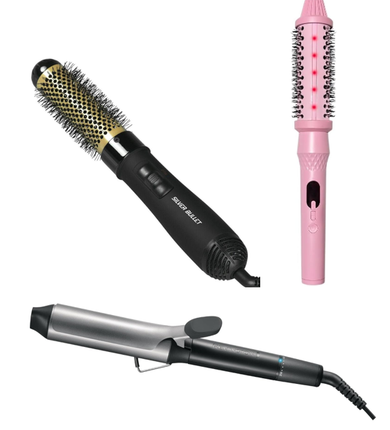 3 x Assorted Heat Curling Products Including REMINGTON Pro Big Curl Curling