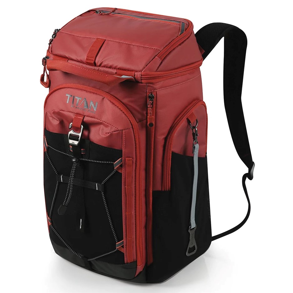 TITAN 26 Can Backpack Cooler, Terrain. NB: Well used, not in original packa