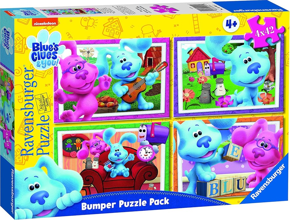 RAVENSBURGER Blues Clues BumperPack 4x42 Pieces