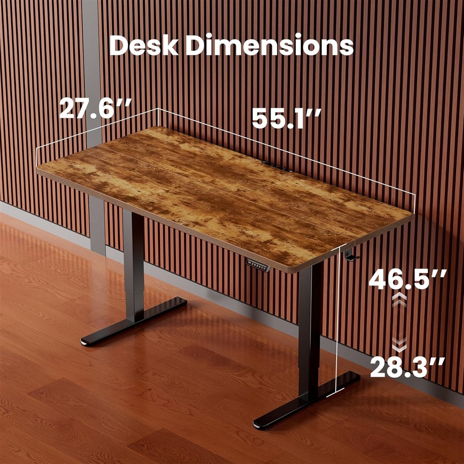 ERGEAR  Electric Standing Desk, 140 x 70 cm Standing Desk