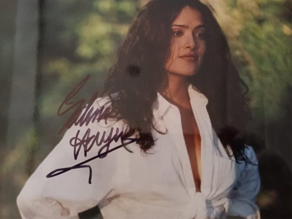SALMA HAYEK SIGNED MOVIE PHOTO
