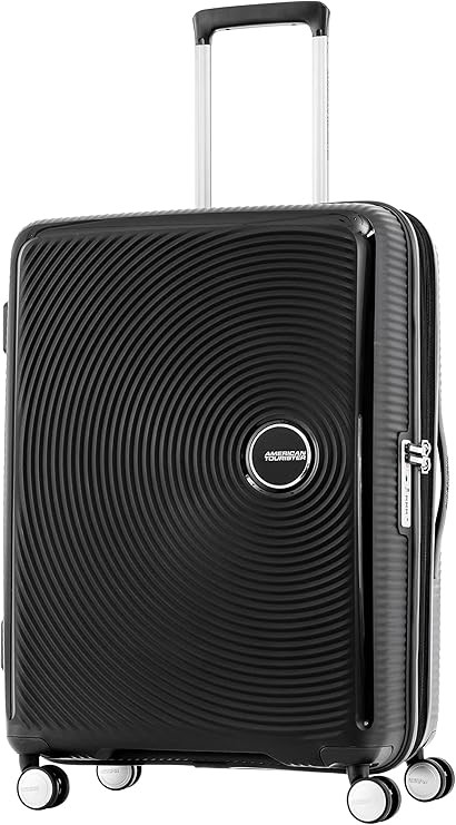 AMERICAN TOURISTER Curio 2 Suitcase, 69cm,  Black. NB: Minor Use & Not Boxe