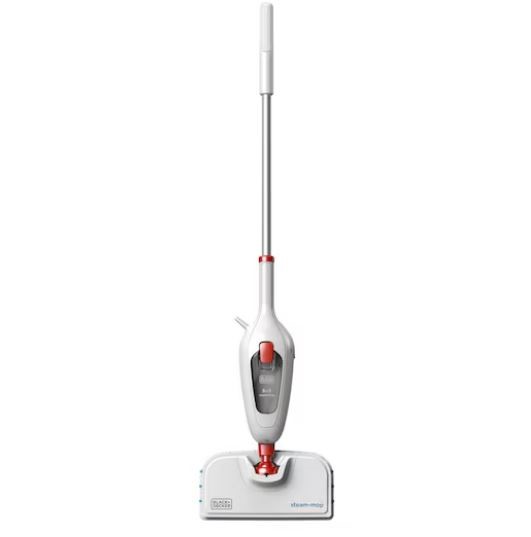 BLACK + DECKER 1300W Steam-Mop. NB: Has been used.