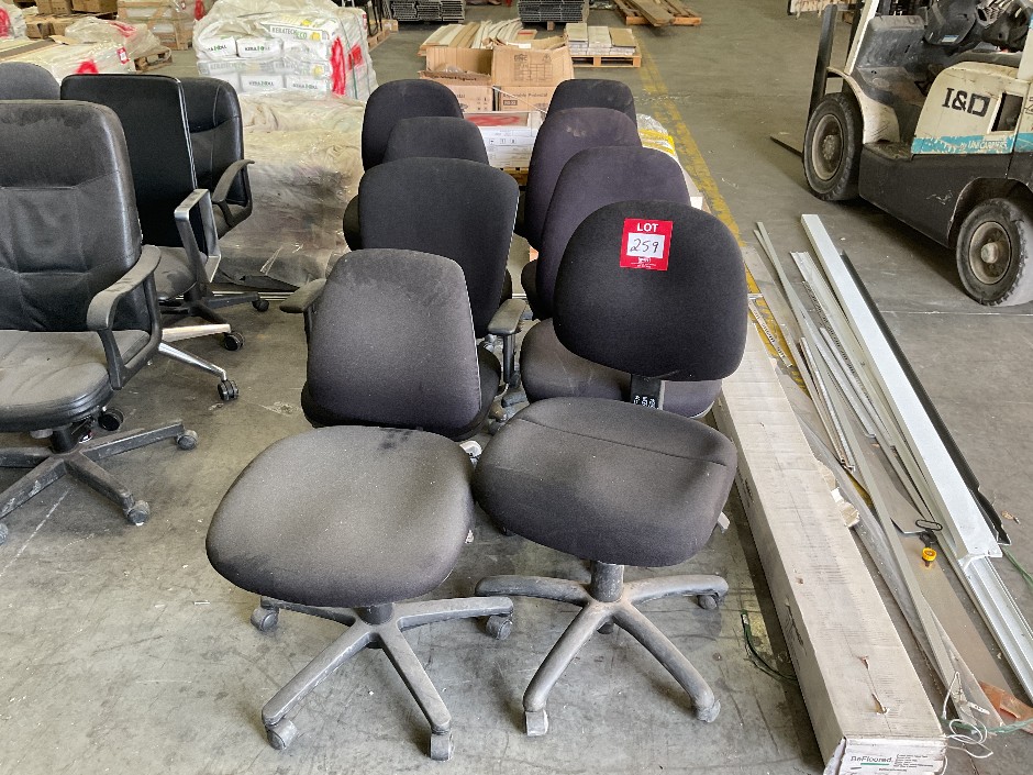 Quantity of Assorted Office Chairs