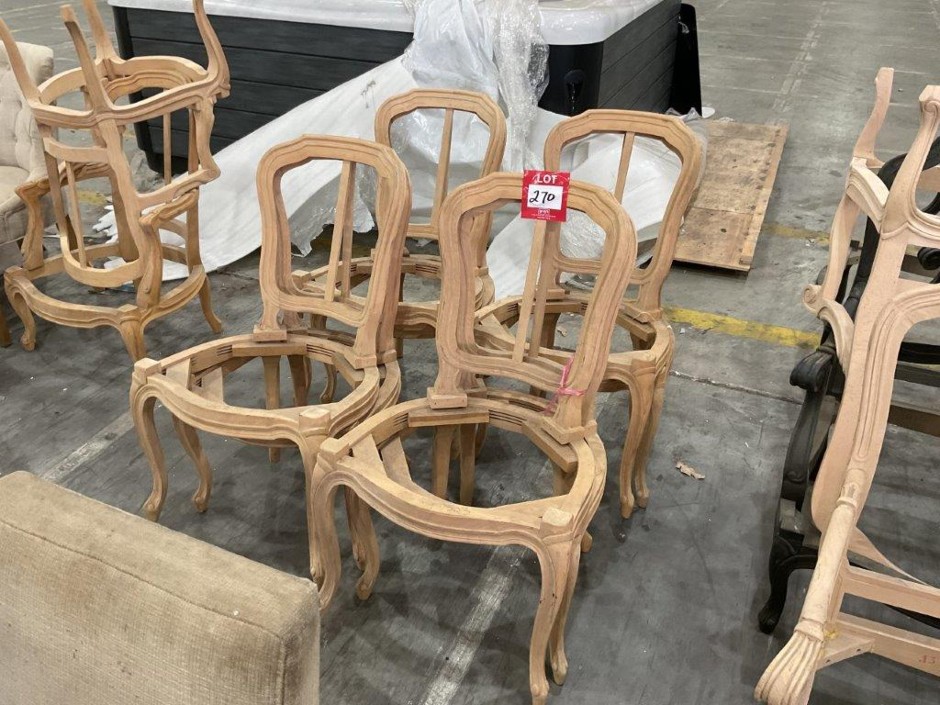 Timber Chair Frames x8