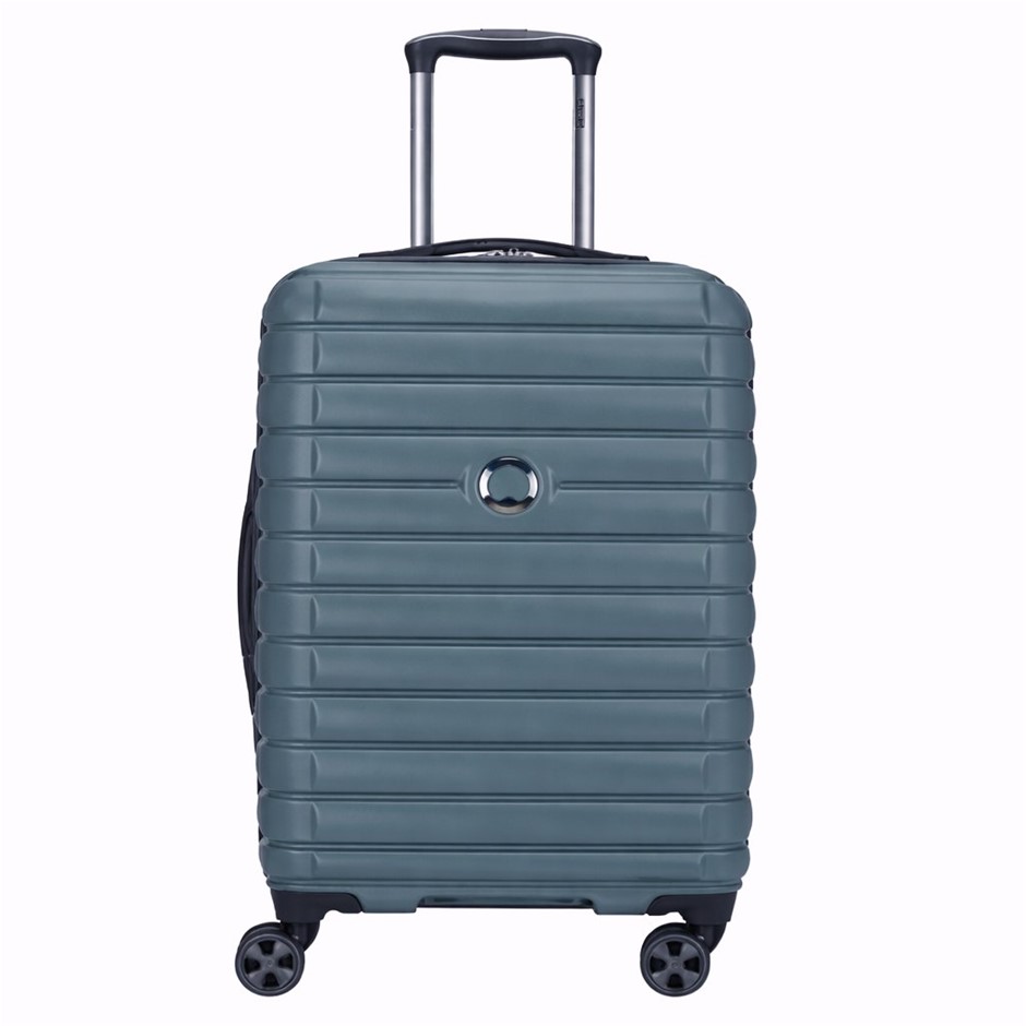 DELSEY Paris Hardside Luggage Carry-on Small Case, Green. NB: Minor use & n