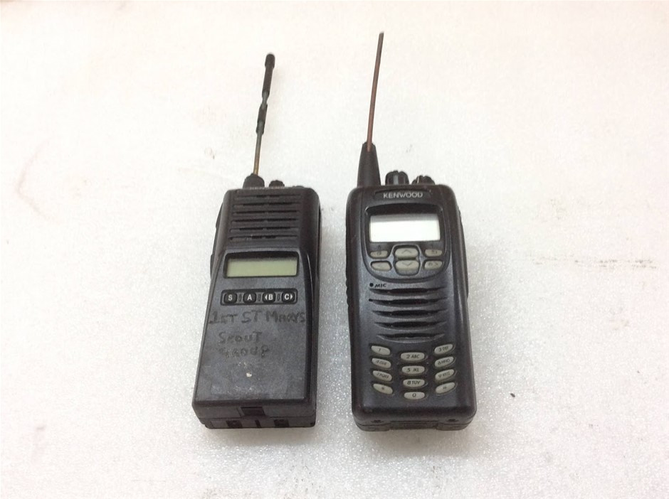 Kenwood Portable Two-Way Radios (Lot Of 2)