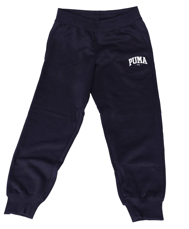 PUMA Men's Squad FL CL Sweatpants, Size L, 66% Cotton, Navy (16), 199182.