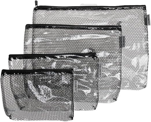 GLOBITE 4 Pk Multi Purpose Organisers, Black / Clear Buyers Note - Discou