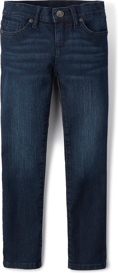 THE CHILDREN'S PLACE Girls Basic Skinny Jeans, Size 16Slim, Dk Stary Night