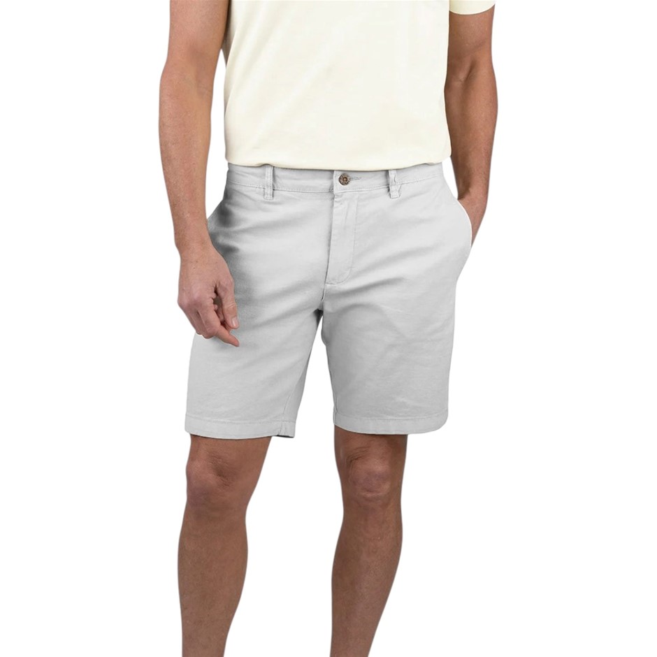 TAILOR VINTAGE Men's 9" Greenwich Shorts, Size 32, 52%Linen/45%Cotton, Quie