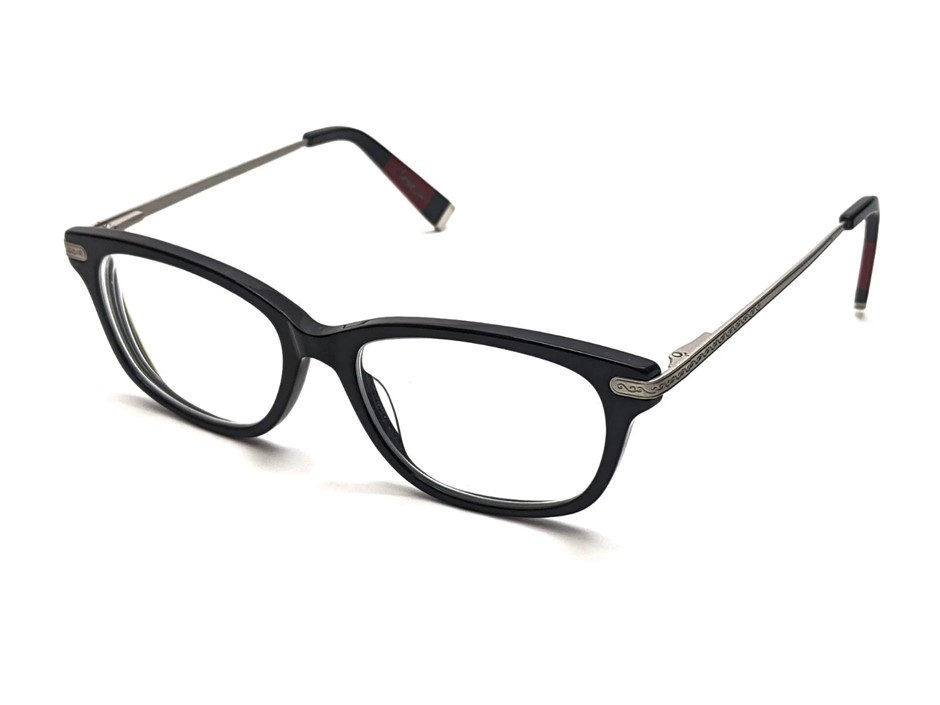 ELLEN DEGENERES Love EyeGlasses Frames, 52-17-140, Black/Silver, ED501 O-05