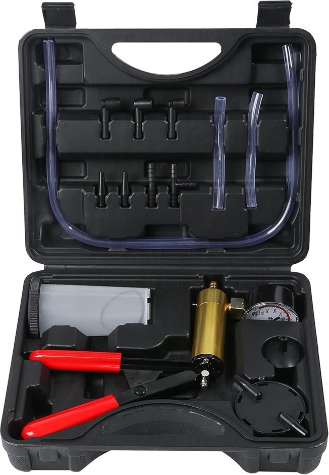 YONLIGONJU 2 in 1 Handheld Vacuum Pump Brake Bleeder Kit for Motorcycle 16