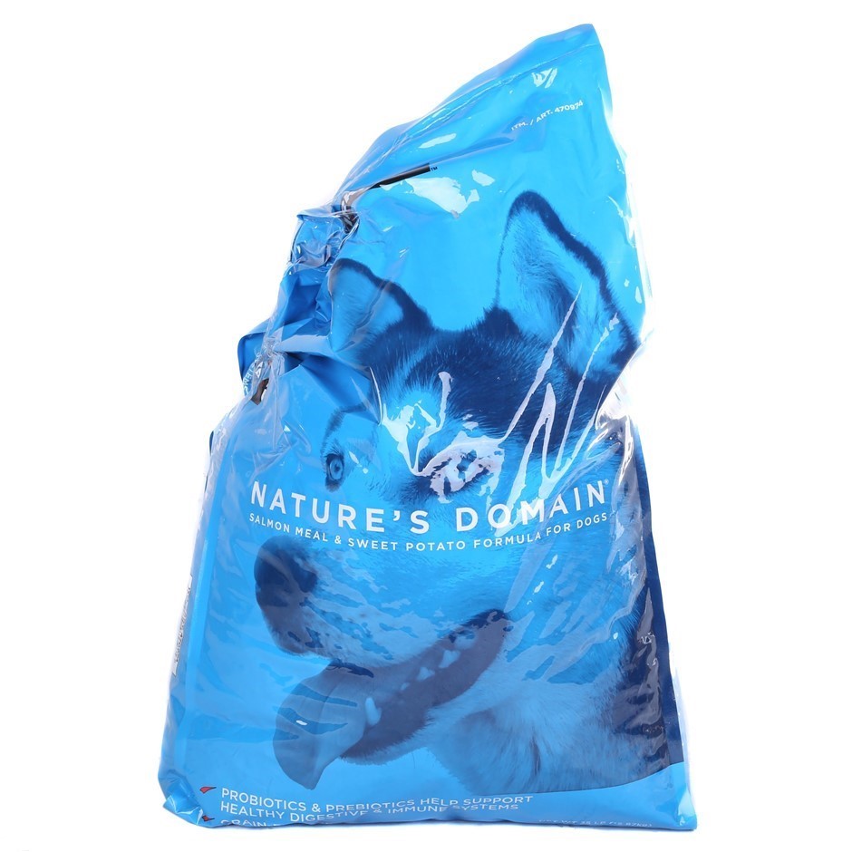 16kg x SIGNATURE Nature's Domain Dog Food, Salmon Meal & Sweet Potato Formu