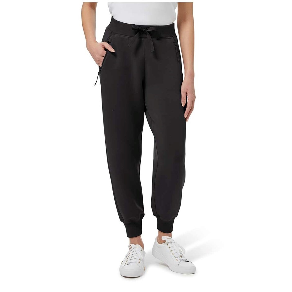 SIGNATURE Women's Soft Active Jogger, Size M, Black. Buyers Note - Discoun