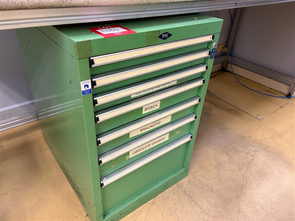 1x BAC Storage 7 Drawer Cabinets