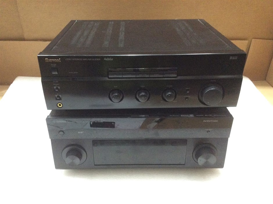 Sherwood AX-5090R Stereo Integrated Amplifier+Yamaha RX-A1080 AV Receiver