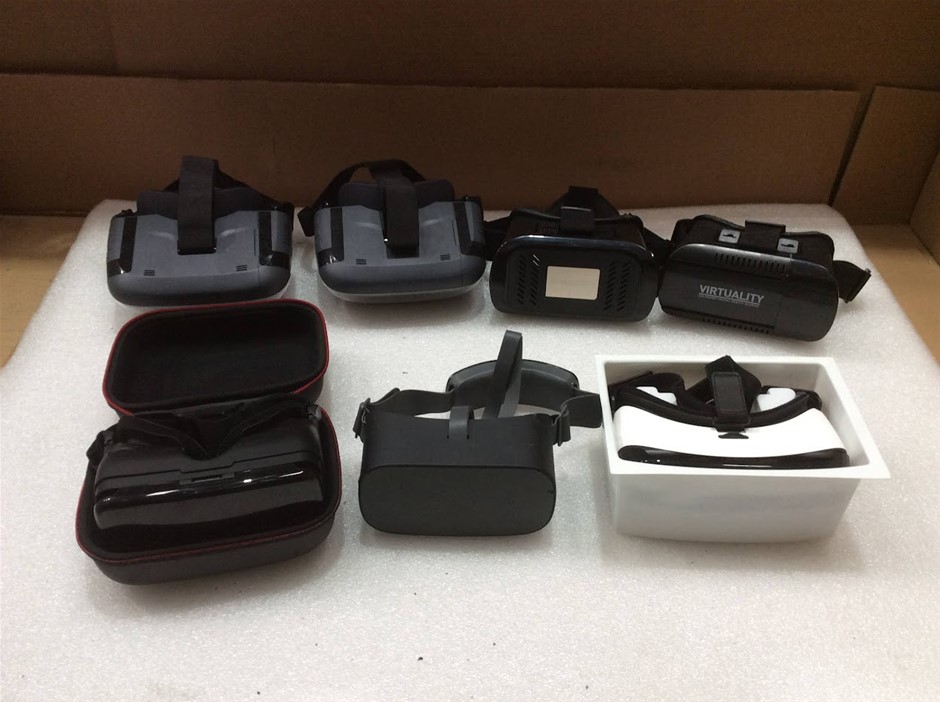 Mixed VR Headsets Virtual Reality Goggles (Lot of 7)