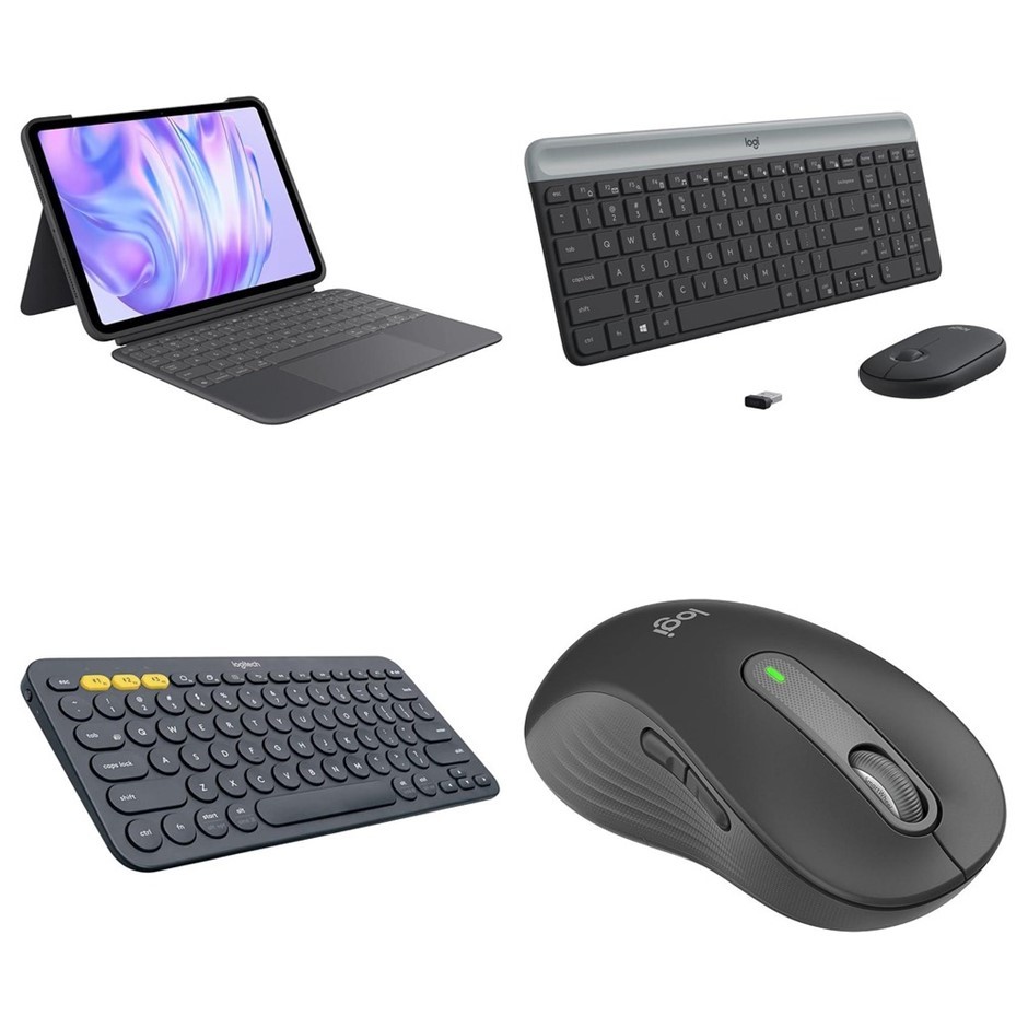 4 x LOGITECH Accessories. 1 x LOGITECH Combo Touch iPad Pro 11-inch. 1 x LO