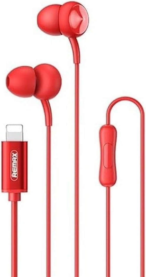 Remax RM-510i Siley Series IPH Wired Earphone for Music and Call, Red
