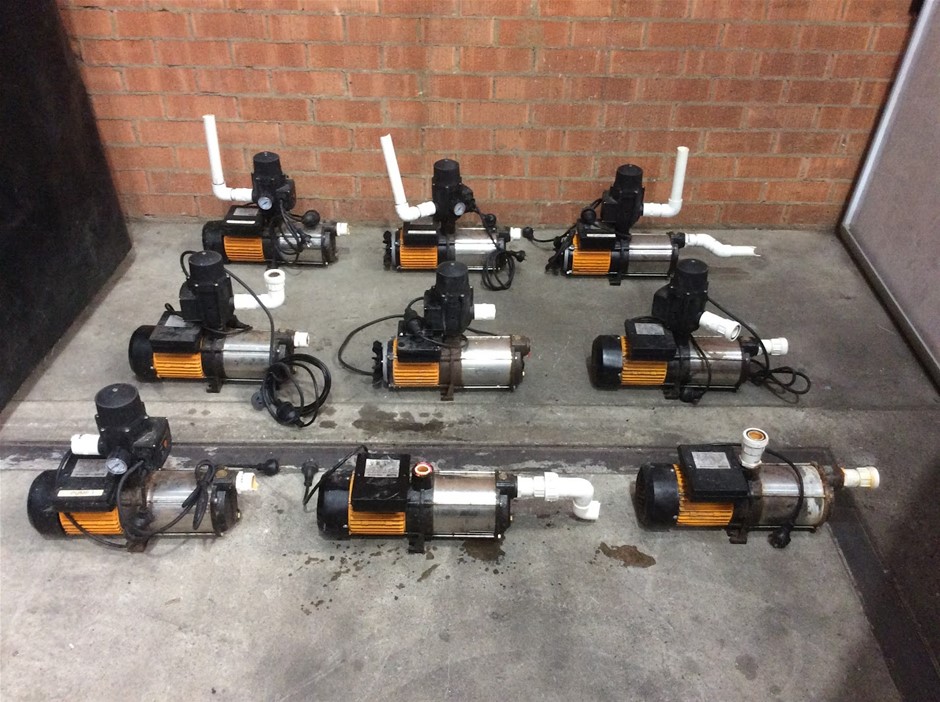 GIANTZ PUMP-ST420-OG Self-Priming 4 Stage Pressure Pumps (Lot Of 9)