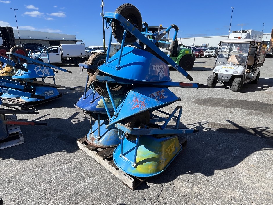 Pallet of 5x Wheelbarrows
