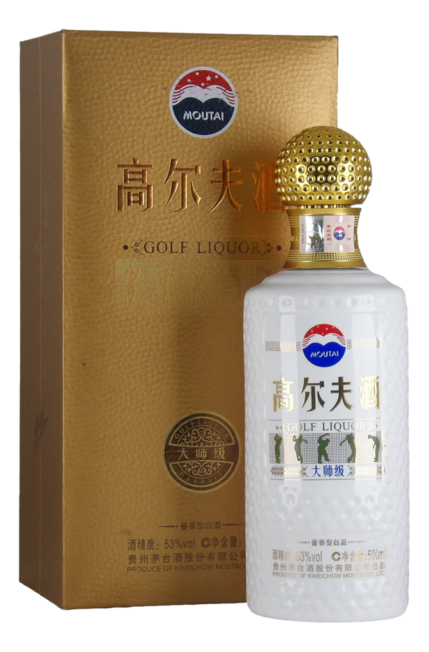 Kweichow Moutai 53% Golf Liquor (1x 500mL) China