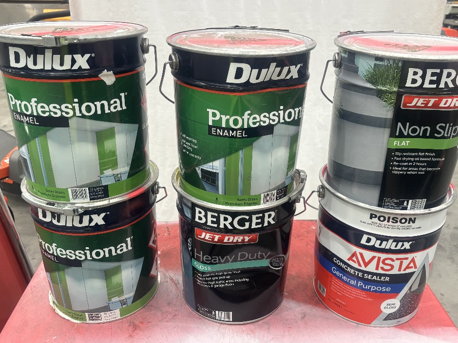 6 x 10L Assorted Premium Paint & Coating Products
