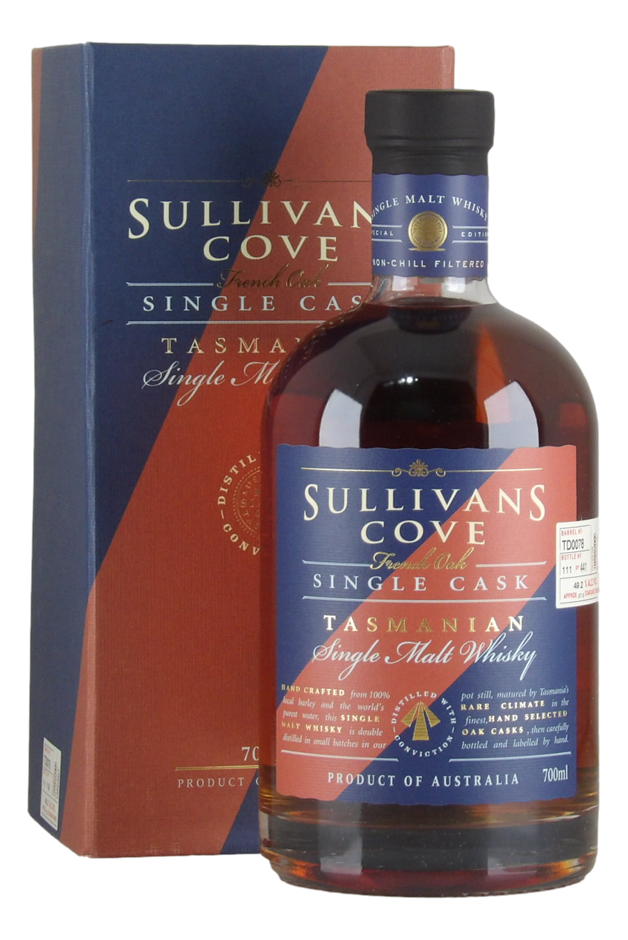 Sullivans Cove French Oak Single Cask Single Malt Whisky (1x 700mL), Tas.