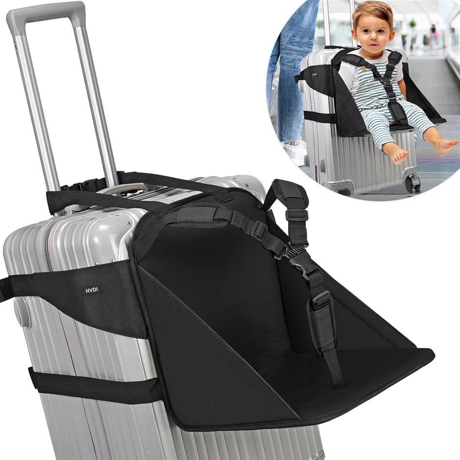 Upgraded Kids Travel Seat, Ride on Suitcase for Kids, Carry On Luggage Seat