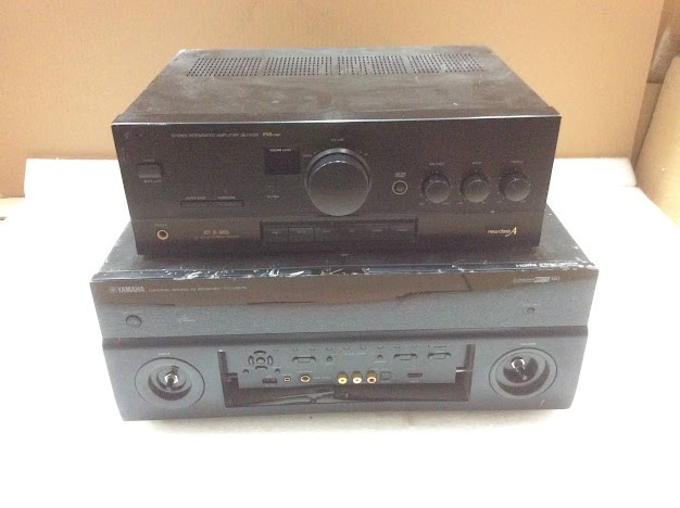 Technics SU-X120 & Yamaha RX-V1073 Amplifier/Receiver Lot (2)